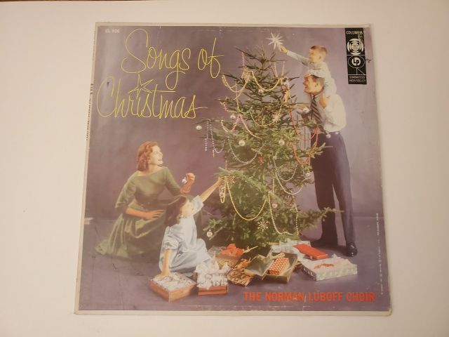 The Norman Luboff Choir Songs of Christmas vinyl record