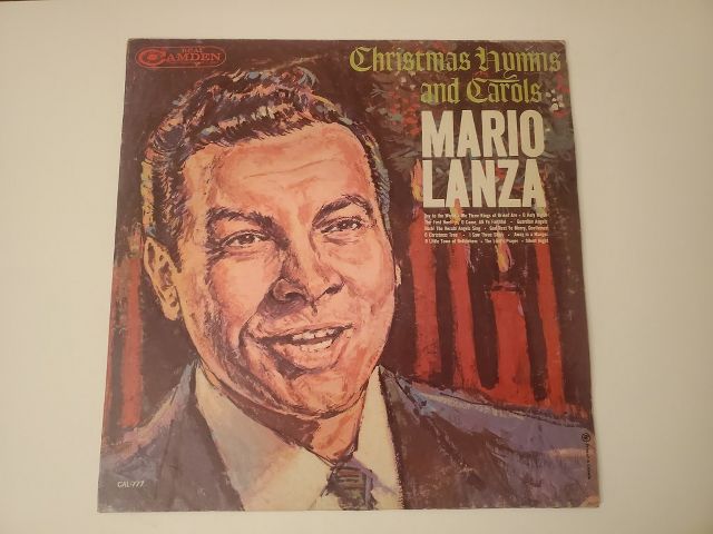 Mario Lanza Christmas Hymns and Carols vinyl record