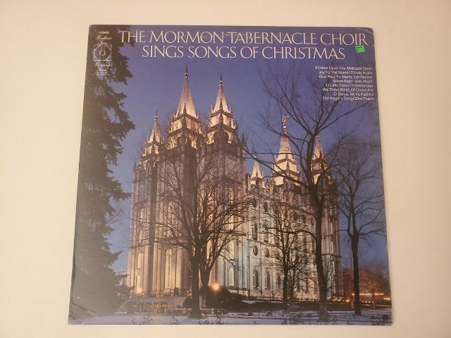 The Mormon Tabernacle Choir Sings Songs of Christmas vinyl record