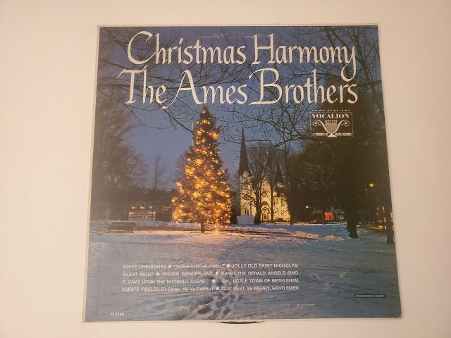 The Ames Brothers Christmas Harmony vinyl record