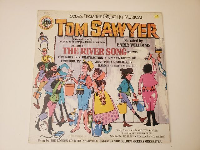 The Golden Country Nashville Singers & The Golden Pickers Orchestra Songs from the Great Hit Musical Tom Sawyer vinyl record