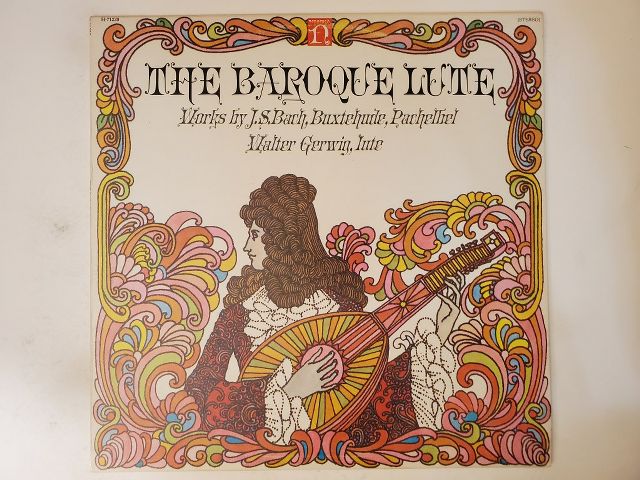 Walter Gerwig The Baroque Lute vinyl record