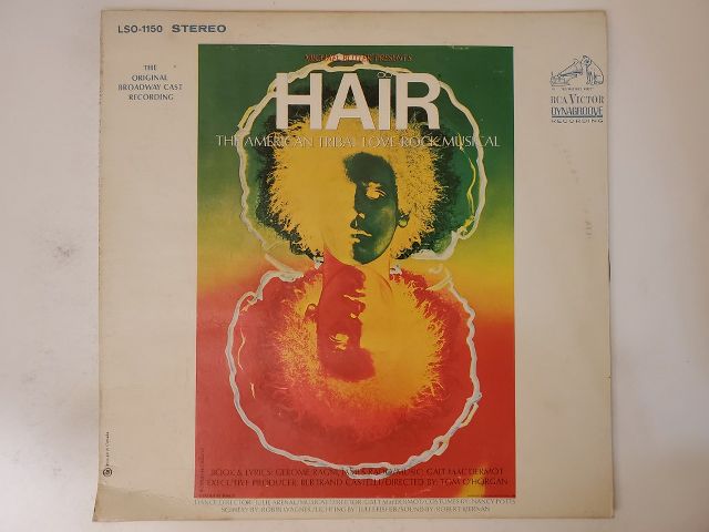 Original Broadway Cast Hair: The American Tribal Love-Rock Musical vinyl record