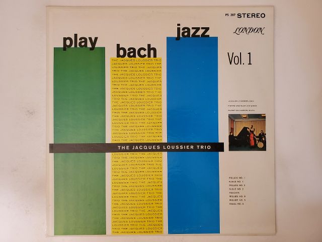 The Jacques Loussier Trio Play Bach Jazz Vol. 1 vinyl record