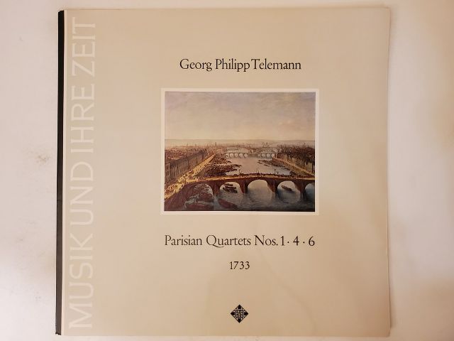 Georg Philipp Telemann Parisian Quartets Nos. 1, 4, 6 vinyl record