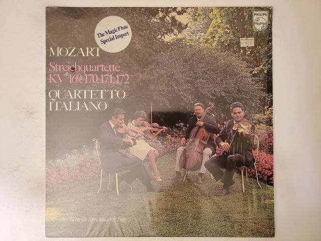 Quartetto Italiano Streichquartette KV 169, 170, 171, 172 vinyl record
