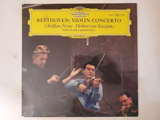 Christian Ferras, Herbert von Karajan, Berlin Philharmonic Beethoven Violin Concerto vinyl record
