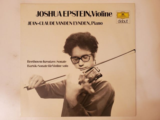 Joshua Epstein, Jean-Claude Vanden Eynden Beethoven: Kreutzer-Sonate, Bart?k: Sonate f?r Violine solo vinyl record