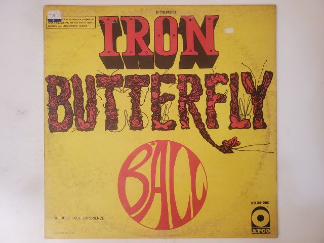Iron Butterfly Ball vinyl record