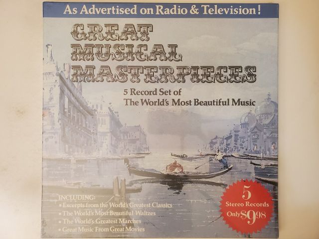 Various Artists Great Musical Masterpieces vinyl record