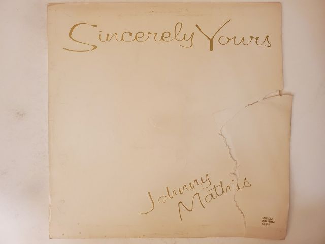 Johnny Mathis Sincerely Yours vinyl record