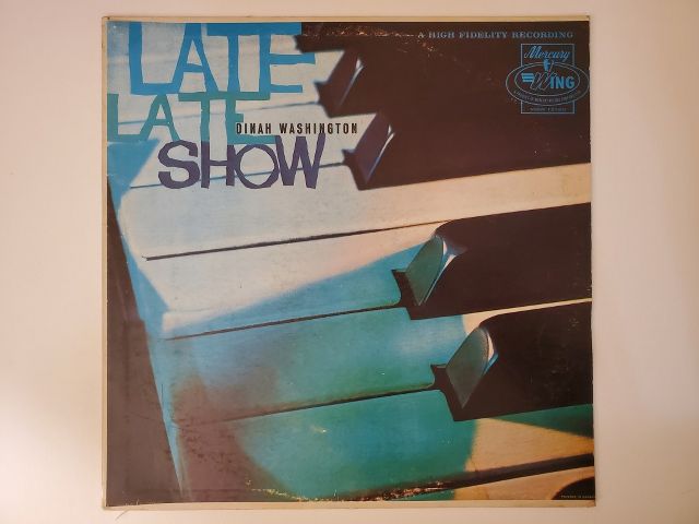 Dinah Washington Late Late Show vinyl record