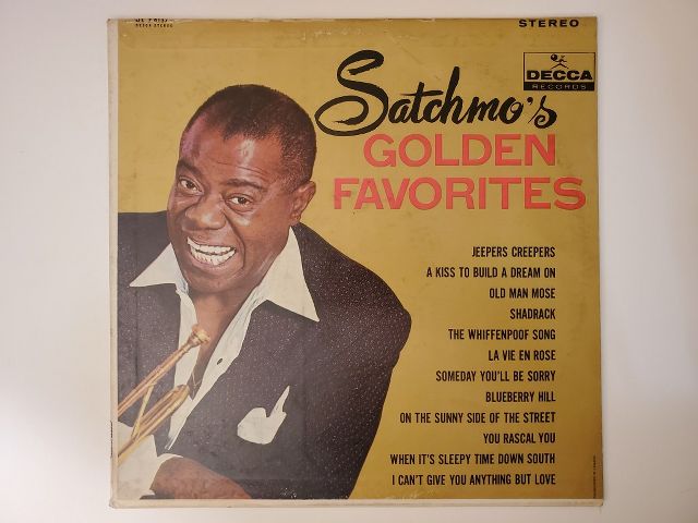 Louis Armstrong Satchmo's Golden Favorites vinyl record