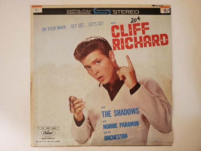 Cliff Richard On Your Mark... Get Set... Let's Go! vinyl record