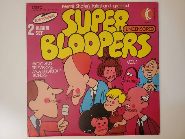 Kermit Schafer Super Bloopers Vol. 1 vinyl record