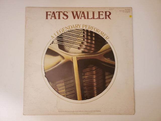 Fats Waller A Legendary Performer vinyl record
