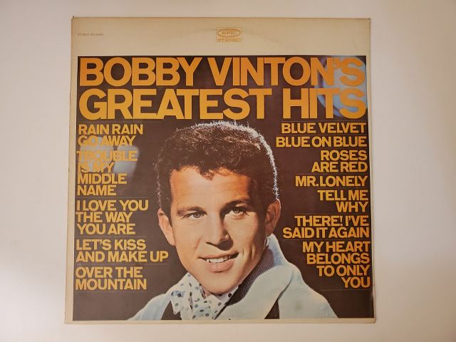 Bobby Vinton Bobby Vinton's Greatest Hits vinyl record