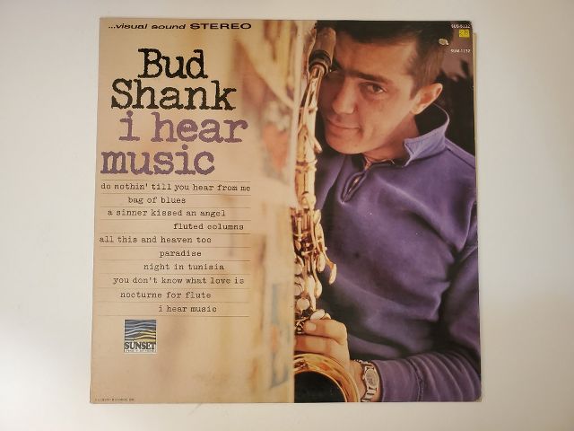 Bud Shank I Hear Music vinyl record