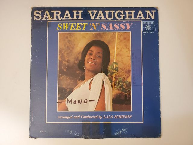 Sarah Vaughan Sweet 'N' Sassy vinyl record