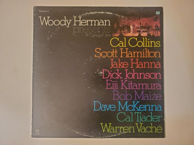 Woody Herman Presents a Concord Jam, Vol. 1 vinyl record