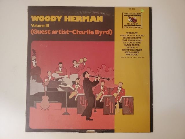 Woody Herman Volume III (Guest artist - Charlie Byrd) vinyl record