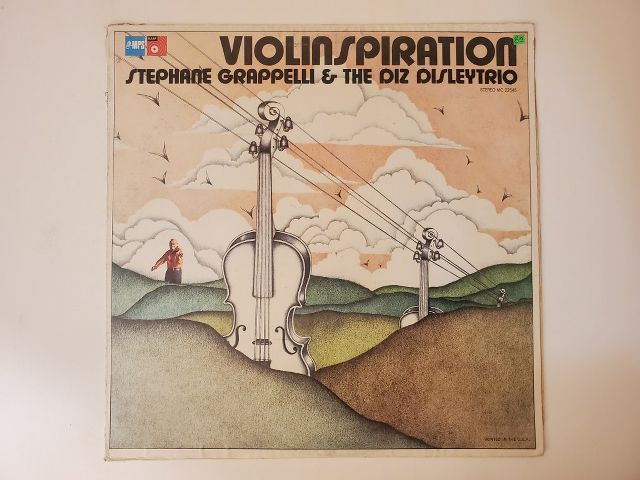 St?phane Grappelli & The Diz Disley Trio Violinspiration vinyl record