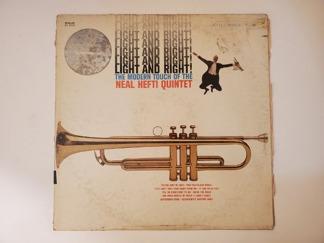 Neal Hefti Quintet Light and Right! The Modern Touch vinyl record