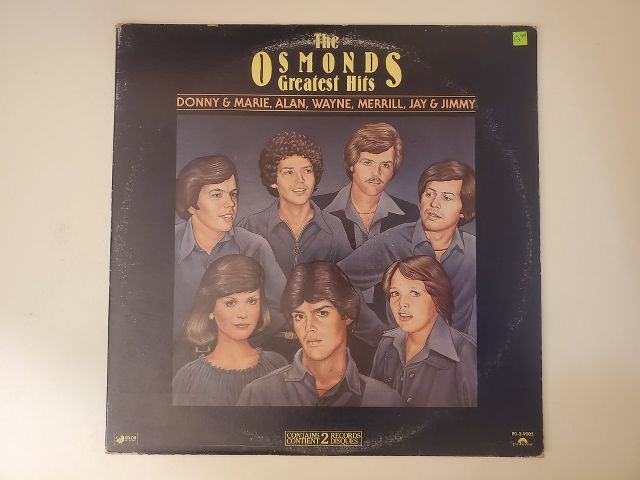 The Osmonds Greatest Hits vinyl record