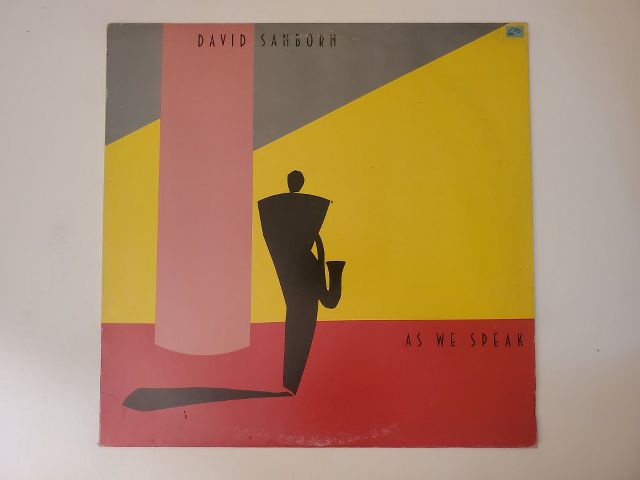 David Sanborn As We Speak vinyl record