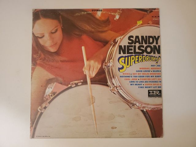 Sandy Nelson Superdrums vinyl record