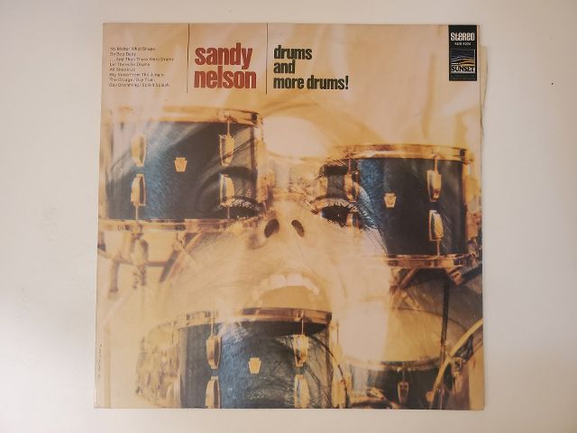 Sandy Nelson Drums and More Drums vinyl record