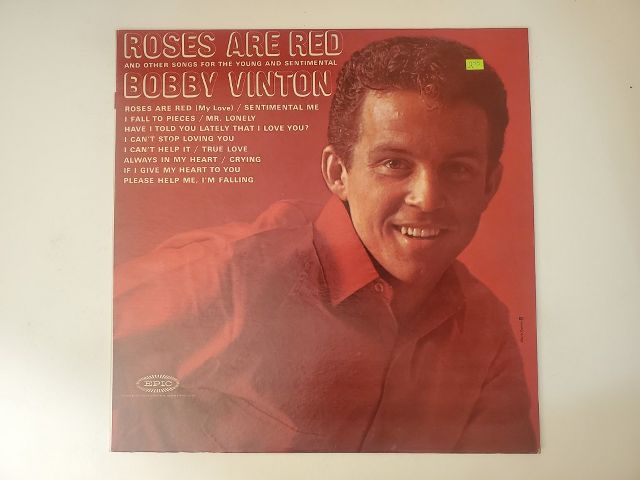 Bobby Vinton Roses Are Red vinyl record