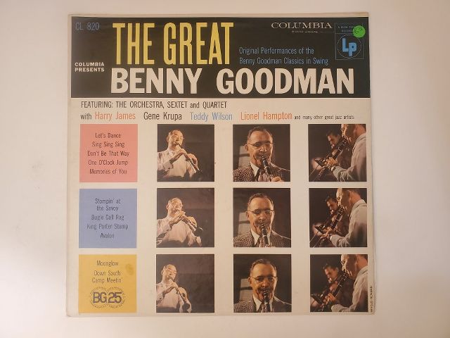 Benny Goodman The Great Benny Goodman vinyl record