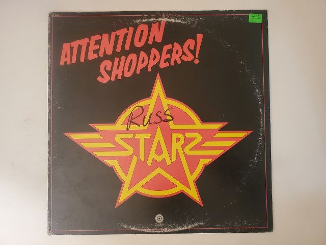 Starz Attention Shoppers! vinyl record