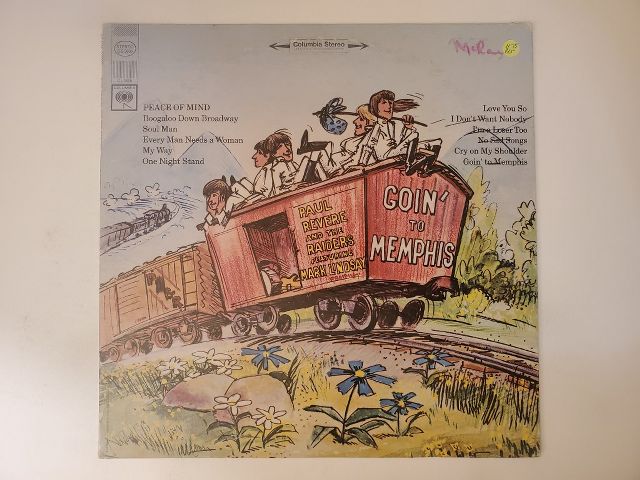 Paul Revere & the Raiders Goin' to Memphis vinyl record