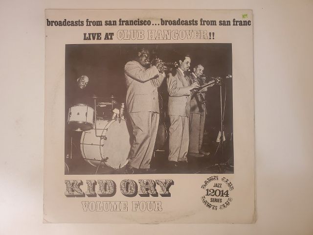 Kid Ory Live at Club Hangover Volume Four vinyl record
