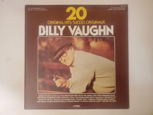 Billy Vaughn 20 Original Hits vinyl record