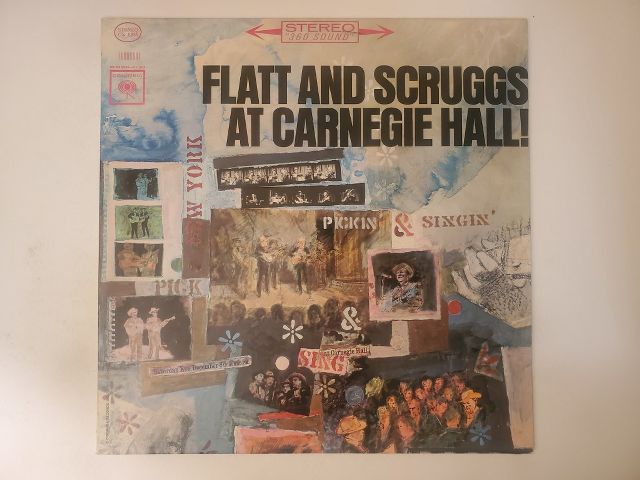 Flatt and Scruggs At Carnegie Hall vinyl record