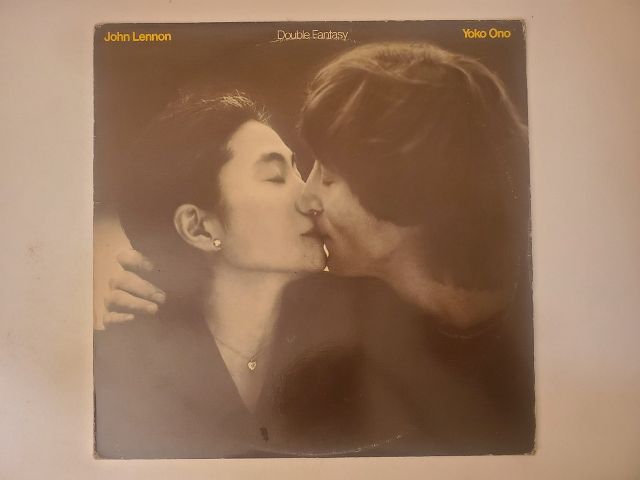 John Lennon and Yoko Ono Double Fantasy vinyl record