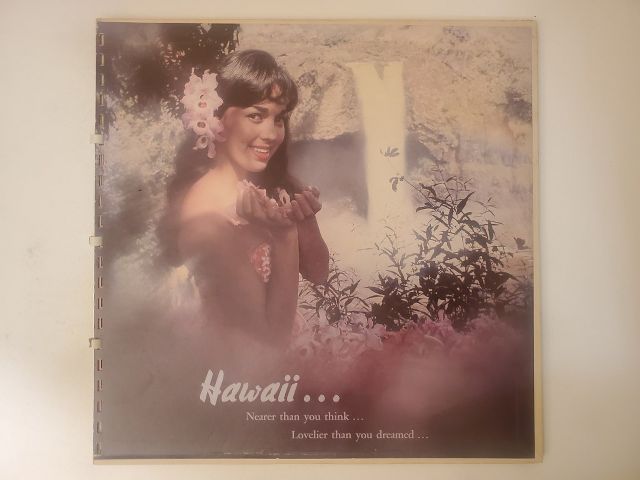 Unknown Hawaii... Nearer than you think... Lovelier than you dreamed... vinyl record