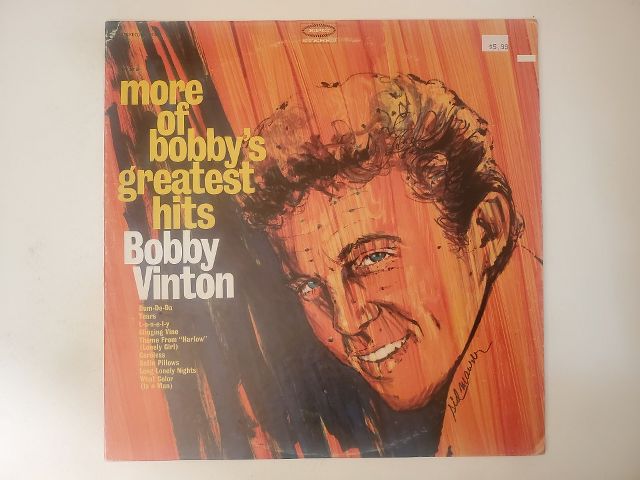 Bobby Vinton More of Bobby's Greatest Hits vinyl record