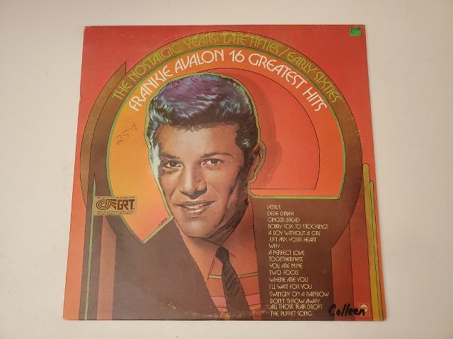 Frankie Avalon 16 Greatest Hits vinyl record