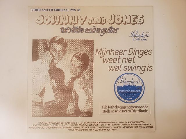 Johnny and Jones Mijnheer Dinges weet niet wat swing is vinyl record