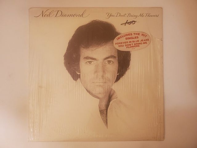 Neil Diamond You Don't Bring Me Flowers vinyl record