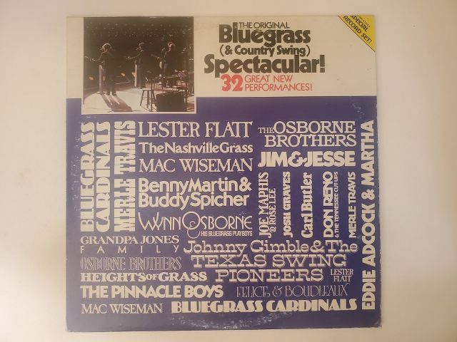 Various Artists The Original Bluegrass (& Country Swing) Spectacular! vinyl record