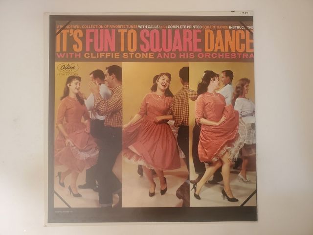 Cliffie Stone and His Orchestra It's Fun to Square Dance vinyl record