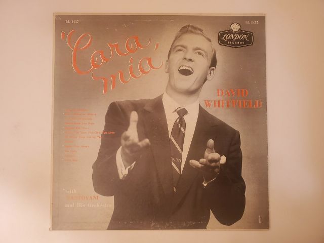 David Whitfield Cara Mia vinyl record