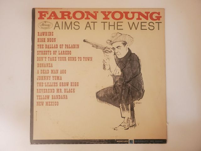 Faron Young Aims at the West vinyl record