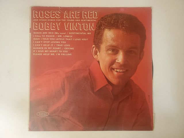Bobby Vinton Roses Are Red vinyl record