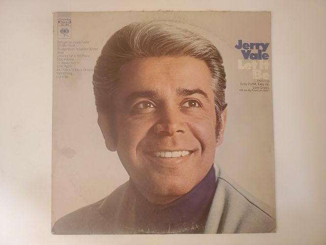 Jerry Vale Let It Be vinyl record